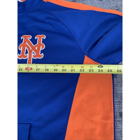 Vintage Majestic MLB New York Mets Track Jacket Size XL - See Measurements - Picture 11 of 15